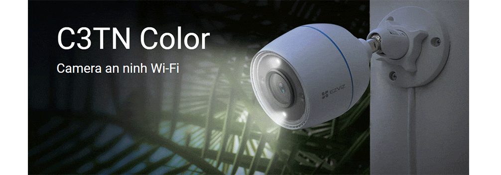 Camera ngoài trời IP wifi EZVIZ CS-C3TN Color A0-1H2WFL 2MP